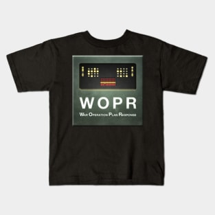 WarGames - WOPR Computer Interface Kids T-Shirt